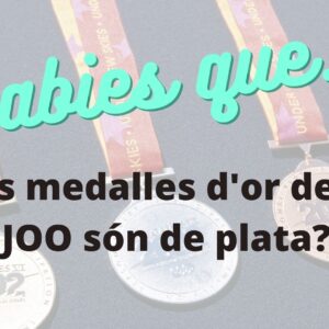 Sabies que les medalles d’or dels JJOO són de plata?